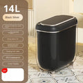 14L Smart Sensor trash can With Display Type-C Recharging Automatic Wastebin For Bathroom Kitchen Toilet Wastebasket Smart home