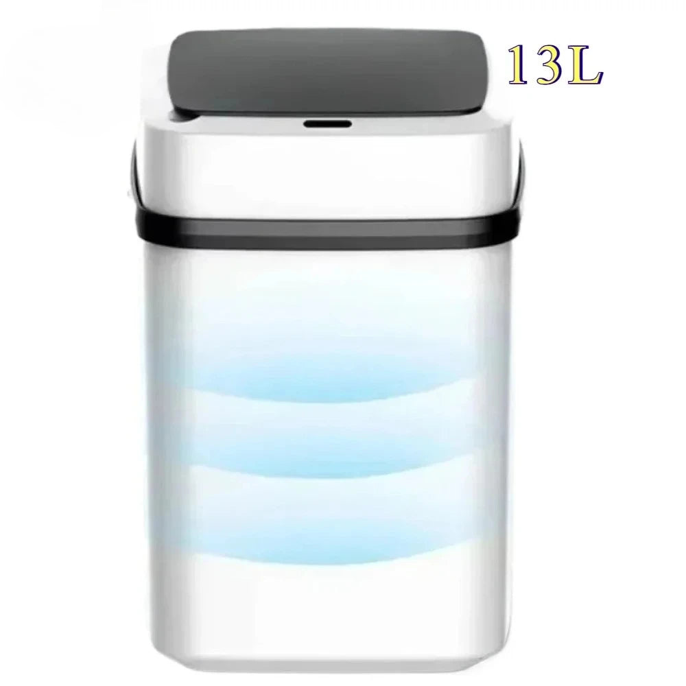 13L bathroom touch trash can, smart toilet trash can, kitchen trash can, smart sensor trash can.