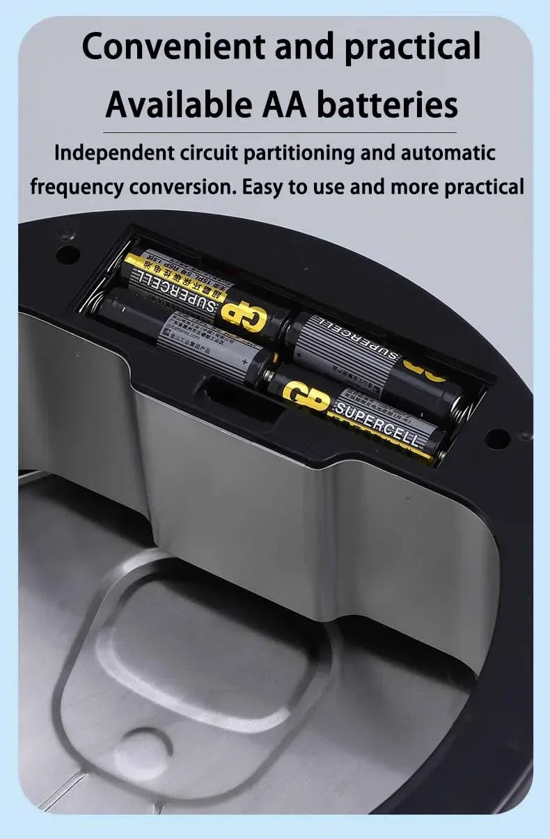 Automatic Waste Bins Creative Round Trash Can with Lid Wastebasket Design Garbage Baskets Bathroom Supplies Things for The Home