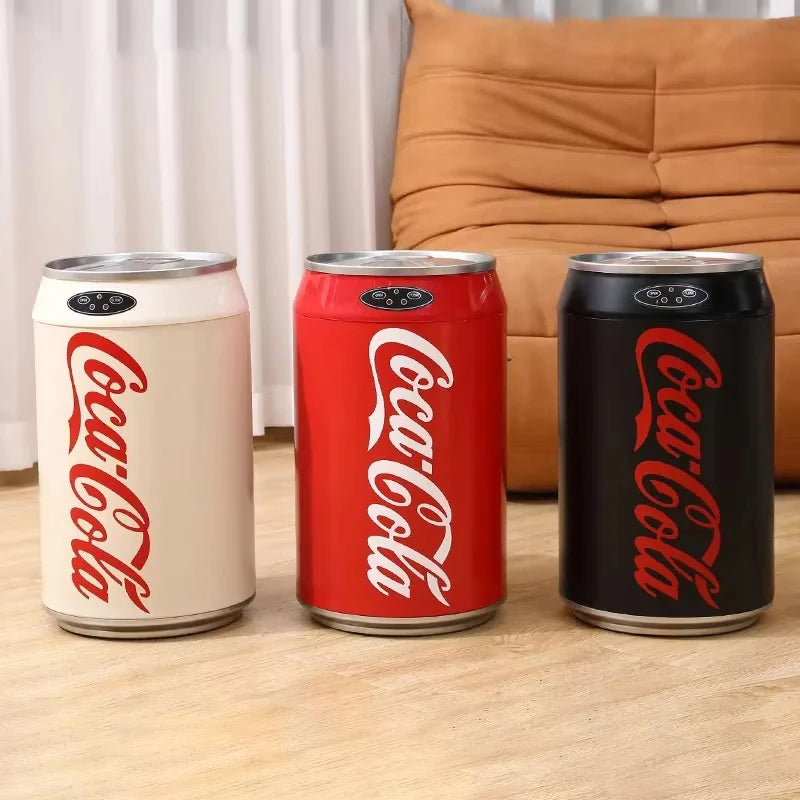 Automatic Waste Bins Creative Round Trash Can with Lid Wastebasket Design Garbage Baskets Bathroom Supplies Things for The Home