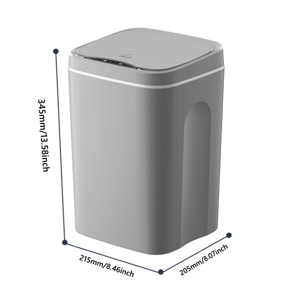 20L Smart Trash Can Bathroom Automa Sensor Dustbin Electric Waste Bin Waterproof Wastebasket For Kitchen Recycling Trash