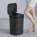 Smart Sensor Touchless Automatic Closing Trash Can Battery Powered for Kitchen Bathroom House Office
