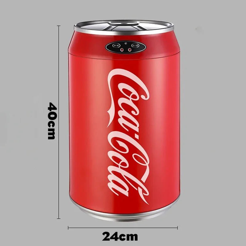 Automatic Waste Bins Creative Round Trash Can with Lid Wastebasket Design Garbage Baskets Bathroom Supplies Things for The Home