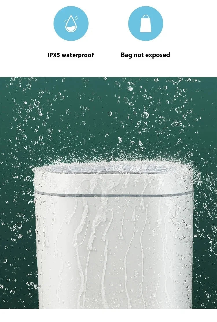 7L Automatic Bathroom Trash Can with Lid, Touchless Small Trash Can, Motion Sensor Waterproof Garbage Can for Kitchen, Bedroom