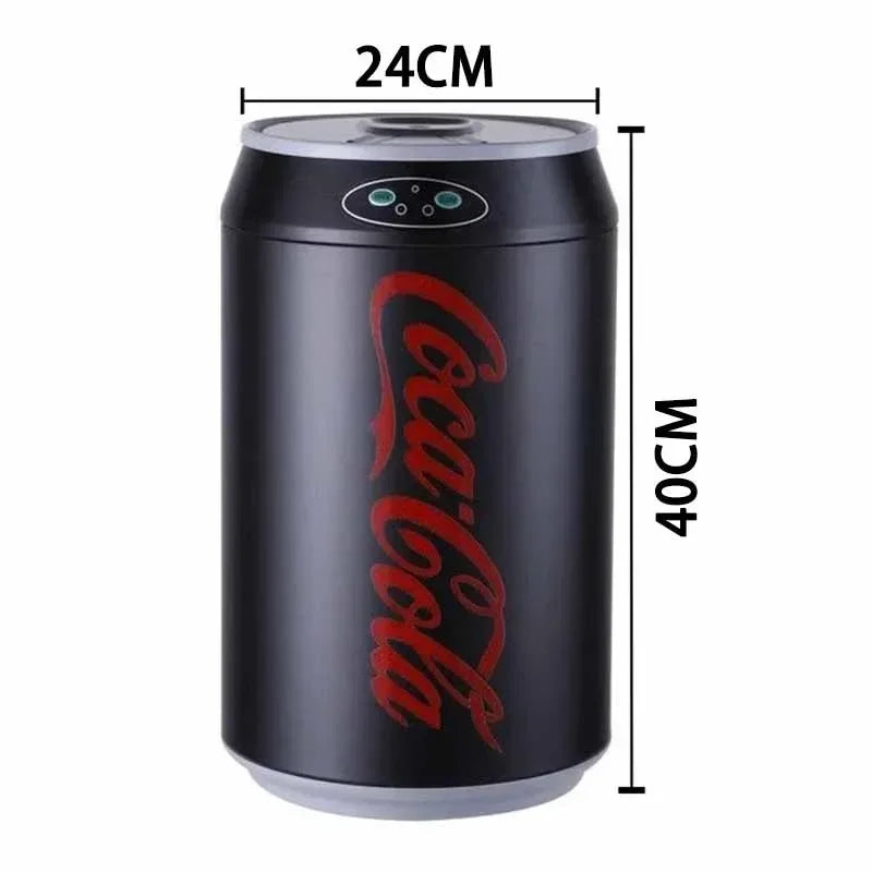 Automatic Waste Bins Creative Round Trash Can with Lid Wastebasket Design Garbage Baskets Bathroom Supplies Things for The Home