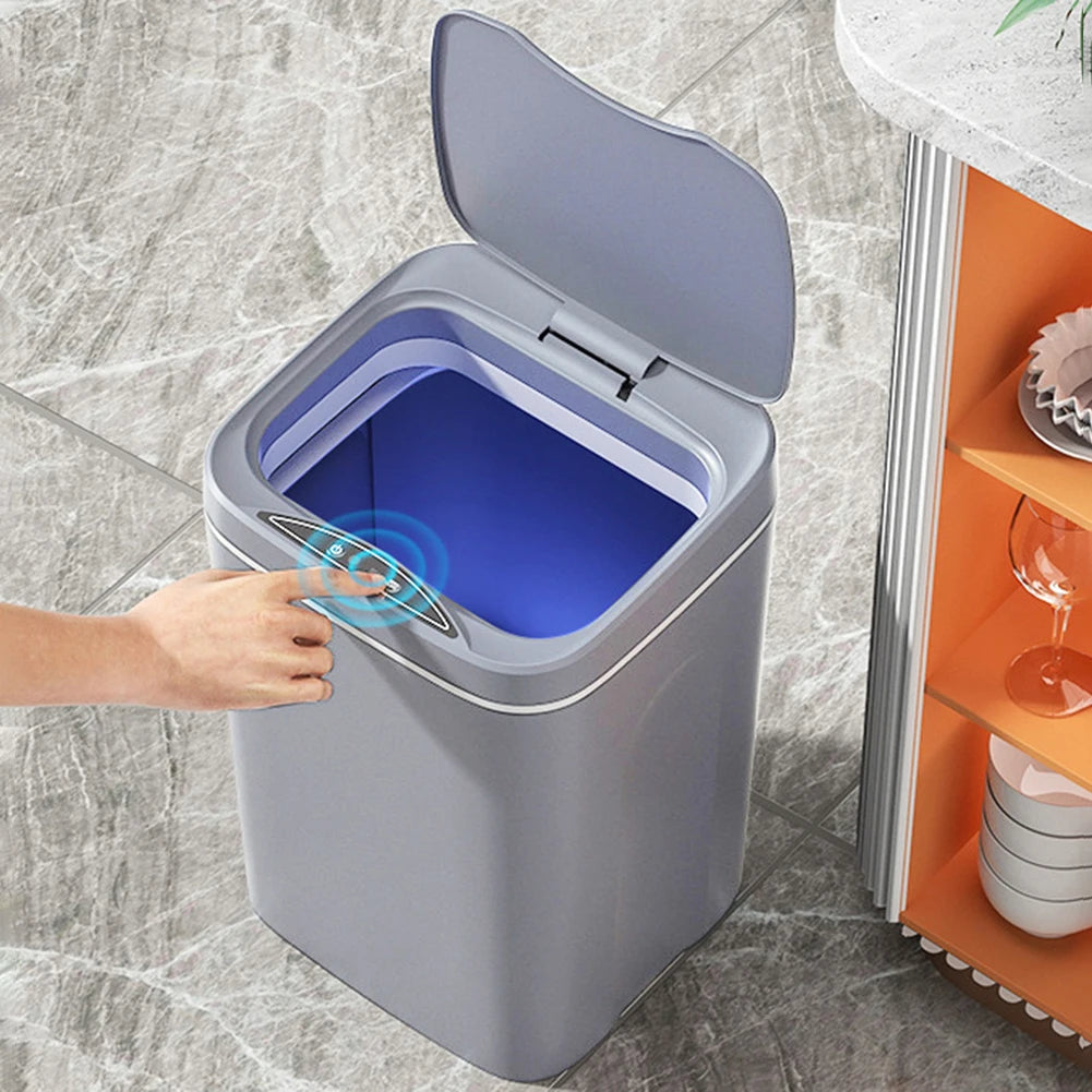 20L Smart Trash Can Bathroom Automa Sensor Dustbin Electric Waste Bin Waterproof Wastebasket For Kitchen Recycling Trash