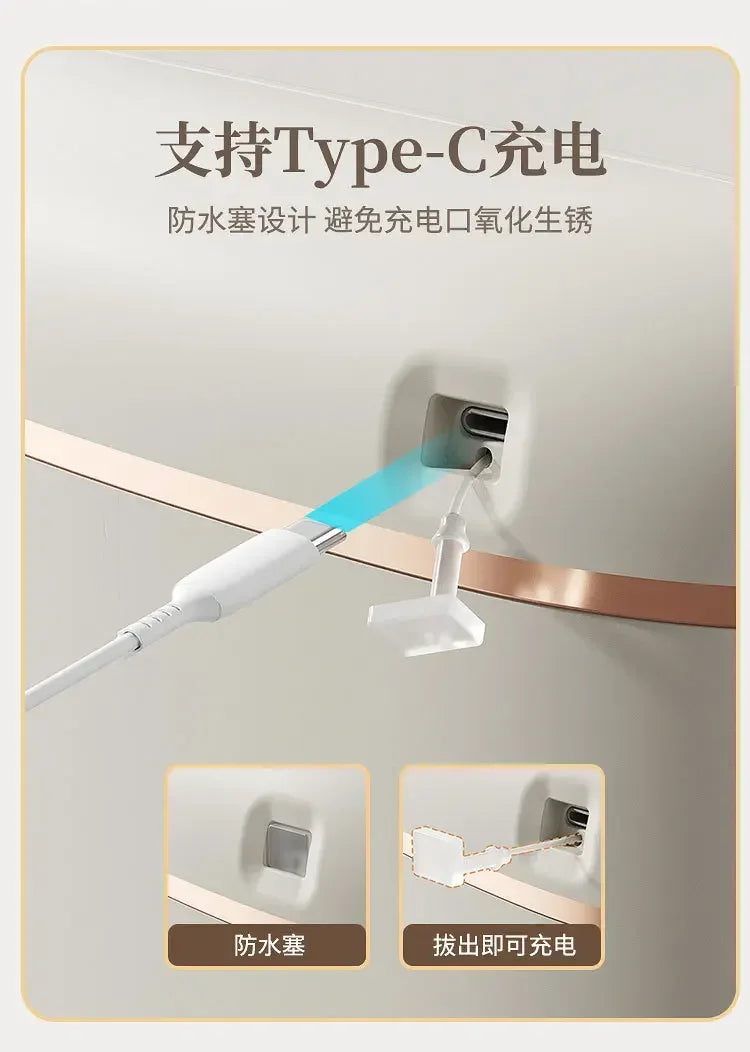 20L Automatic Smart Sensor Trash Can Waterproof Large-capacity Bathroom Toilet Paper Basket Kitchen Black Trash Bin