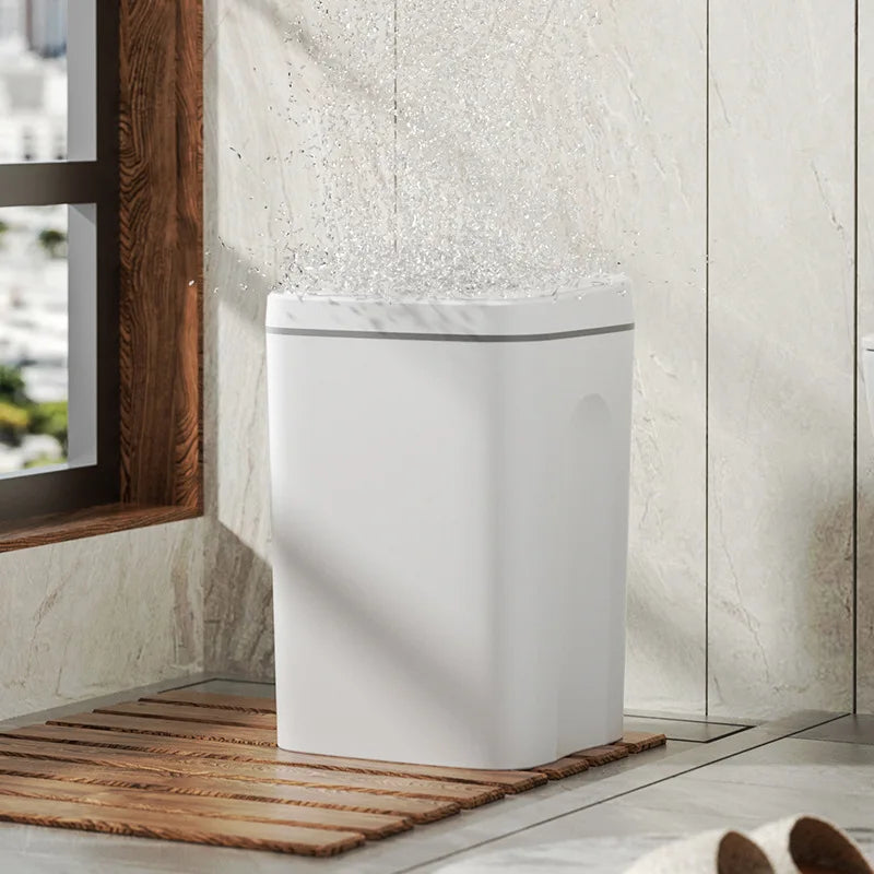 20L Smart Trash Can Bathroom Automa Sensor Dustbin Electric Waste Bin Waterproof Wastebasket For Kitchen Recycling Trash