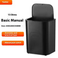 15L Silent Touchless Trash Can with Lid – Waterproof Smart Sensor Dustbin