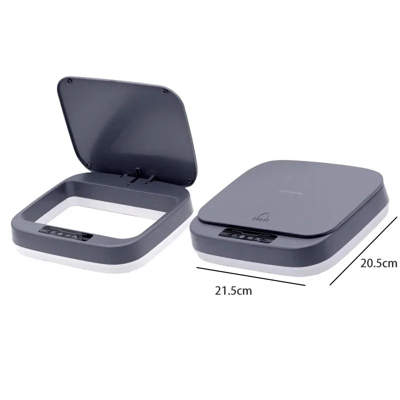 12/14/16L Smart Induction Trash Can Cover Lid Electric Garbage Cans Special Lid Automatic Garbage Can Cover Smart Dustbin Lids