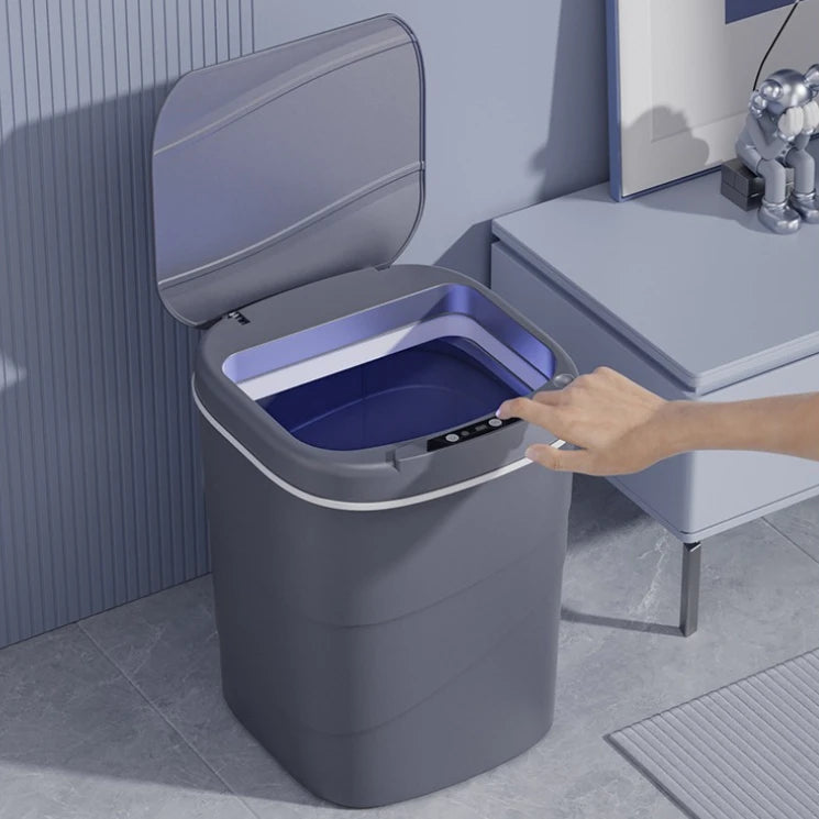 Smart Sensor Automatic Electric Trash Can Large Capacity Home Kitchen Living Room Modern Creative Waste Bin