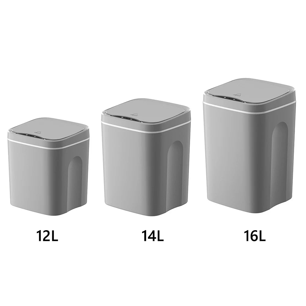 20L Smart Trash Can Bathroom Automa Sensor Dustbin Electric Waste Bin Waterproof Wastebasket For Kitchen Recycling Trash