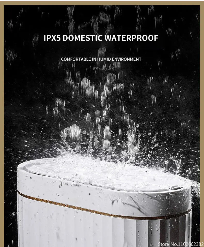 5L/7L/9L Smart Trash Can Electronic Automatic Smart Sensor Garbage Bin Household Toilet Waste Garbage Can for Kitchen Bathroom